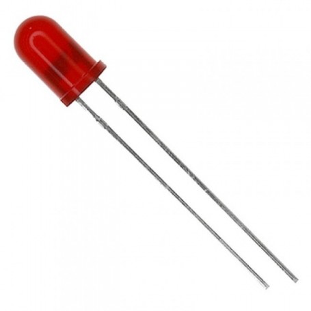 LED Rojo 5 mm pack 10 unidades