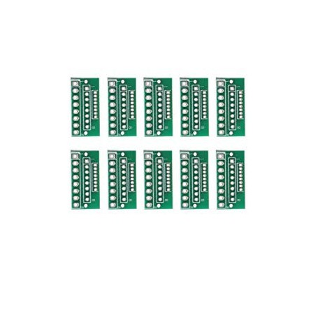 Adaptador de placas de 8 pin headers 1,27 / 2,0  / 2,54mm