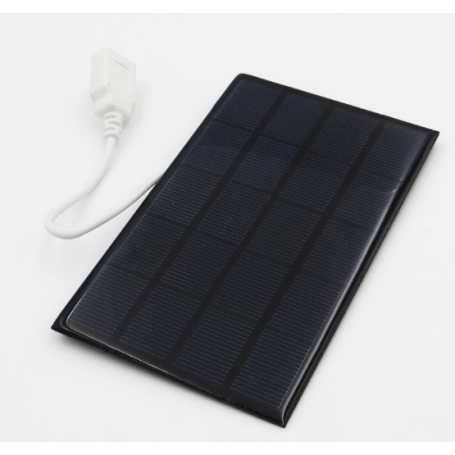 Panel Solar 5V 2W con conector USB