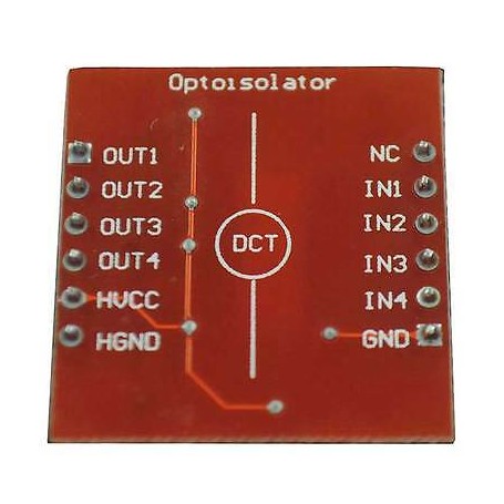 Aislador Optoacoplador de 4 canales TLP281