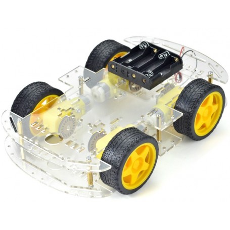 Chasis robot 4 ruedas