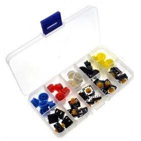 Kit de pulsadores de colores 25 Piezas