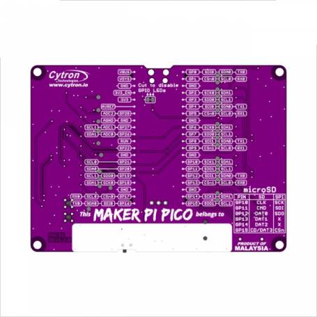 Maker Pi Pico (Con header para montar la Pi Pico)
