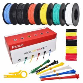 Kit de cables multifilar varios colores AWG22