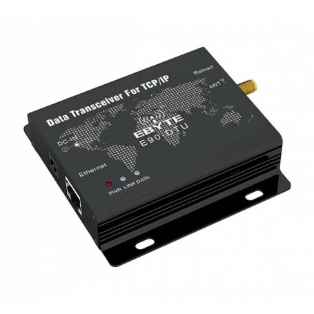 Transmisor y Receptor Inalambrico Ethernet Via LoRa E90-DTU(900SL22-ETH)