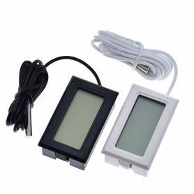 Sensor de temperatura display LCD y sensor remoto Blanco