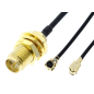Conector cable coaxial RP-SMA 50cm IPEX4 MHF4