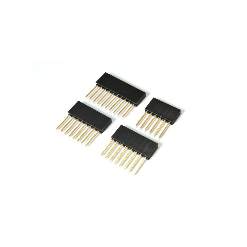 Details about   8P 10P 2.54MM Stackable Long Connector Female Pin Header 
