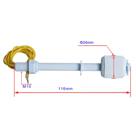 Sensor de Nivel Flotador cable de 40cm