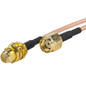 Extensión de cable coaxial RP-SMA Hembra a RP-SMA Macho de 3m RG316