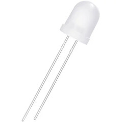 LED Blanco 5 mm Pack 10 unidades Difuso