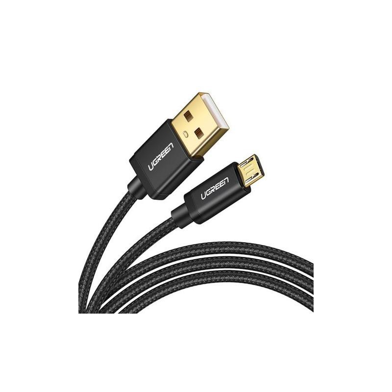 Cable Micro USB de 1Mts color negro Ugreen
